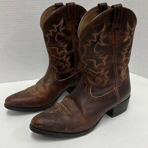 Women’s Ariat Brown Leather Boots Style 10001825 Size 5
